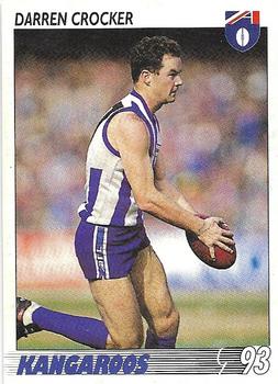 1993 Select AFL #59 Darren Crocker Front